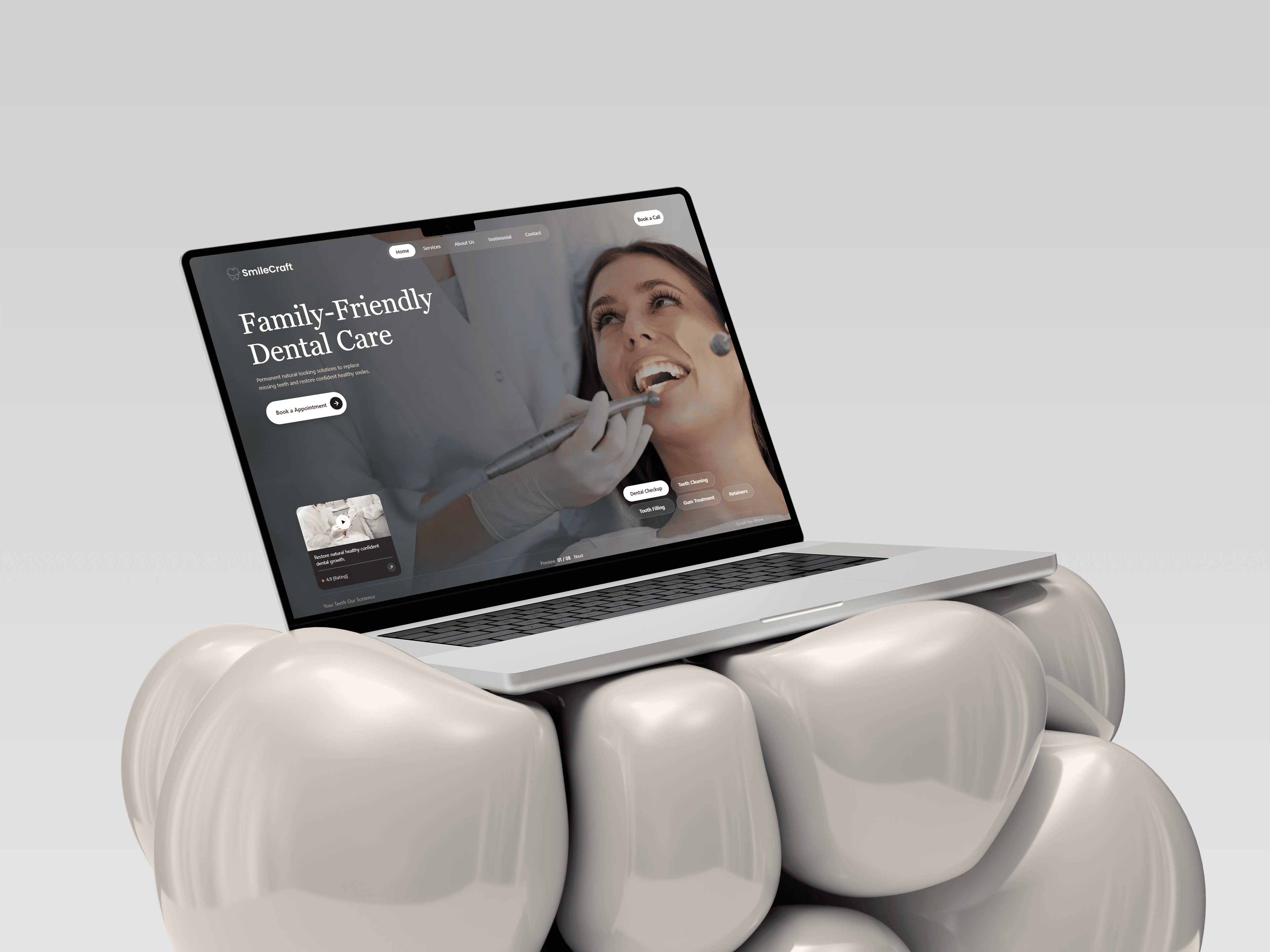 BrightSmile – High-Converting Dental Clinic Website